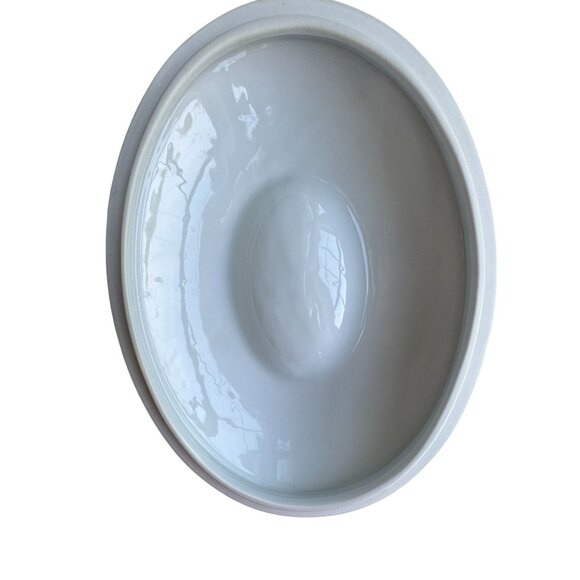 Vintage Bombay Company Blue & White Ceramic Soup Tureen with Matching Platter - Picture 15 of 16